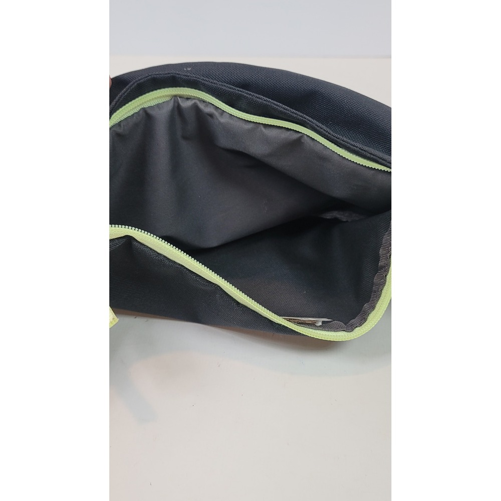 Nike Heritage Hip Pack Waist Bag Black Volt Green Adjustable Strap BA5750-015 - Picture 6 of 7